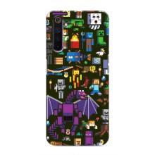 Чохол Майнкрафт на Realme 6 Pro (AlphaPrint) Minecraft