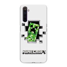 Чохол Майнкрафт на Realme 6 Pro (AlphaPrint) Minecraft