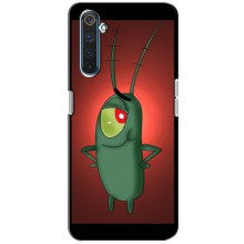 Чехол с картинкой "Одноглазый Планктон" на Realme 6 Pro (Стильный Планктон)