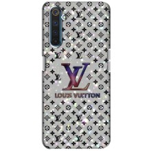 Чехол Стиль Louis Vuitton на Realme 6 Pro (Яркий LV)