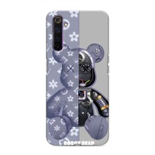 Силиконовый чехол для Realme 6 Pro (Медведь Louis Vuitton)