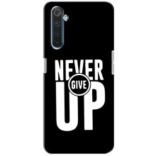 Силіконовый Чохол на Realme 6 Pro з картинкою НАЙК – Never Give UP