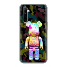 Чехлы для Realme 6 - Bearbrick Louis Vuitton (PREMIUMPrint) (Яркий Bearbrick)