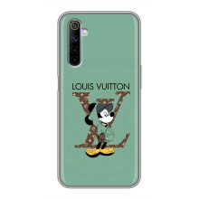 Чехлы Луи Витон для Realme 6 (AlphaPrint - LOUIS VUITTON) (Микки Маус LV)