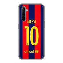 Чехлы Месси для Realme 6 (AlphaPrint) (Messi Barca 10)