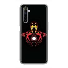 Чехлы с героями Марвел Realme 6 (VPrint)