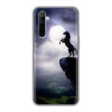 Чехлы с изображением разных животных для Realme 6 (Лошадь)