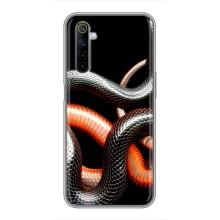 Чехлы с изображением разных животных для Realme 6 (Змея)