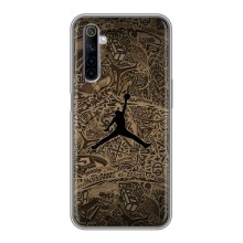 Чохли для Realme 6 - з картинкою JORDAN (AlphaPrint) (Logo Jordan)