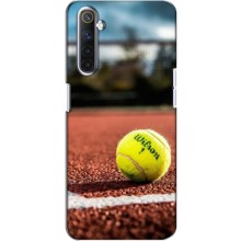 Чехлы с принтом Спортивная тематика для Realme 6 – Теннисный корт