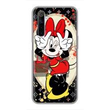 Чехол Disney Mouse Realme 6 (PREMIUMPrint) (Минни peace)