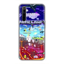 Чехол майнкрафт для Realme 6