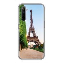 Чохол Ейфелева Вежа Realme 6 - (AlphaPrint) – Дорога до Парижу