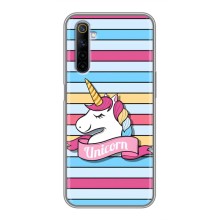 Чохол для РіалМ 6 - (Єдинорожки - Новинки) (AlphaPrint) (Unicorn)