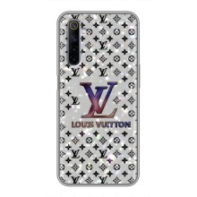 Чохол Стиль Louis Vuitton на Realme 6 (Яскравий LV)