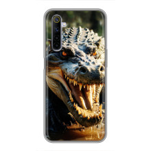Чехол с картинкой «Хищники» для Realme 6 – Крокодил