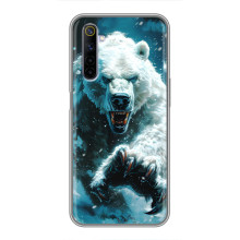 Чехол с картинкой «Хищники» для Realme 6 – Медведь