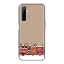 Новорічні, Святкові Чохли для Realme 6 - 2024 год (Зимове місто)