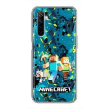 Чохли для Realme 6 (Персонажі МайнКрафт) (Майнкрафт)