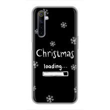 Рождественские, Праздничные Чехлы для Реалми 6 (Christmas loading)