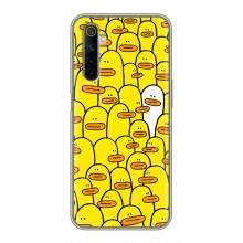 Силиконовый бампер с картинкой животных для Realme 6 (Особенный)