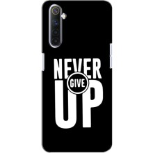 Силіконовый Чохол на Realme 6 з картинкою НАЙК – Never Give UP