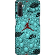 Силиконовый Чехол Nike Air Jordan на Реалми 6 – Джордан Найк