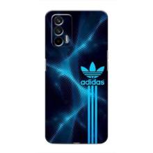 Чехлы Адидас для Realme 7 Pro (AlphaPrint) (Синий Адидас)