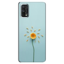 Чохли з квітами для Realme 7 Pro (VPrint) – Жовта квітка