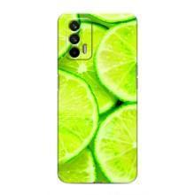Чехлы с Фруктами для Realme 7 Pro (VPrint) (Лайм)