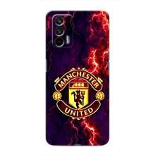 Чехол Манчестер Юнайтед для Реалми 7 Про (AlphaPrint) (огненный Манчестер)