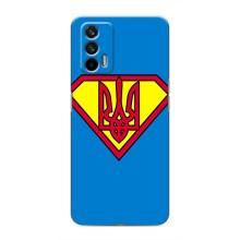 Чехол с картинкой (Патриотический ГЕРБ) на Realme 7 Pro (Super - Герб)