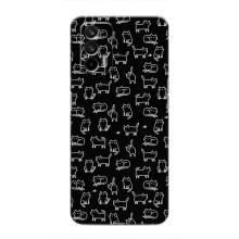 Чехол с принтом для Realme 7 Pro (AlphaPrint) Модные коты (Меленькие котики)