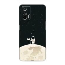 Космические Чехлы для Реалми 7 Про (VPrint) (На луне)