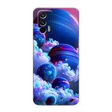 Чохли КОСМОС  на Realme 7 – Сині планети