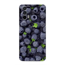 Чехлы с Фруктами для Realme 7 (VPrint) (Ежевика)
