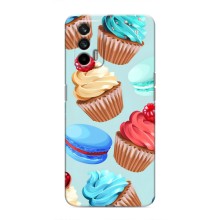 Чехлы с Фруктами для Realme 7 (VPrint) (Кексики)