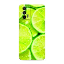 Чехлы с Фруктами для Realme 7 (VPrint) (Лайм)