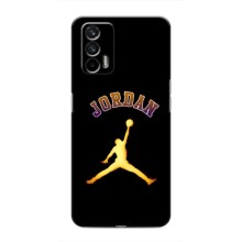 Чехлы для Realme 7 - с картинкой JORDAN (AlphaPrint) (Jordan Gold)