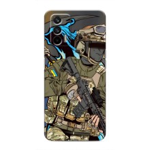 Чехлы с картинкой ЗСУ для Realme 7 (AlphaPrint) (Воин ВСУ)