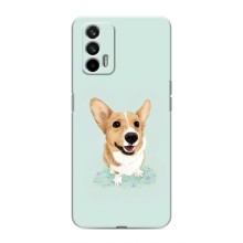 Чехлы с собаками для Realme 7 (VPrint) (Корги)