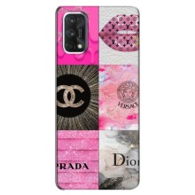 Чехол (Dior, Prada, YSL, Chanel) для Realme 7 (Модница)