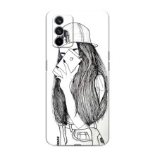 Чехол с печатью для Realme 7 - (Мода) (AlphaPrint) (Фото девочки)