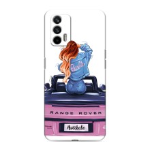 Чехол с печатью для Realme 7 - (Мода) (AlphaPrint) (На машине)