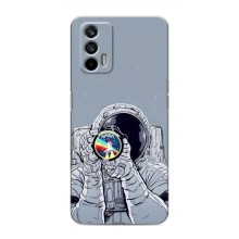 Чехол NASA для Realme 7 (AlphaPrint) (Космонавт фото)