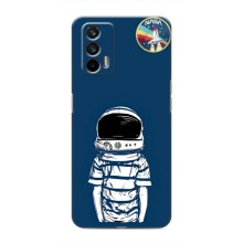 Чехол NASA для Realme 7 (AlphaPrint) (Мальчик в шлеме)