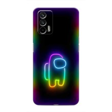 Чехол Амонг Ас для Realme 7 (AlphaPrint) (Яркий скин)