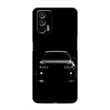 Чехол для Реалми 7 - с принтом БМВ (AlphaPrint) (Машина BMW)