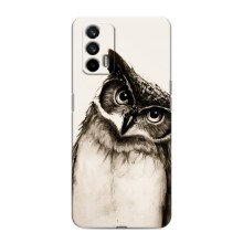 Чохол з пташками на Realme 7 (VPrint) (Сова)