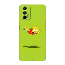 Чехол с Симпсонами для Realme 7 (VPrint) (Барт Симпсон)